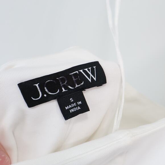 J.Crew Halter Mixy Midi Dress White Size Small NWT